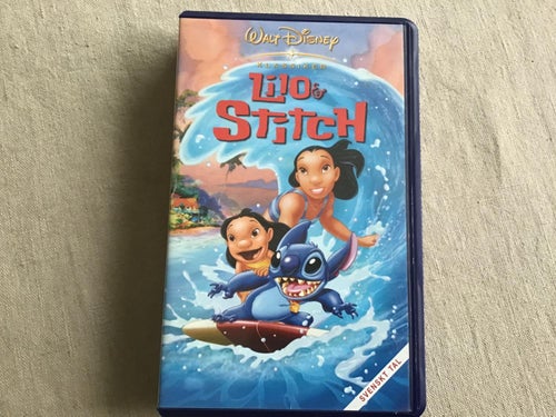 LILO & STITCH VHS SVENSKT TAL WALT DISNEY