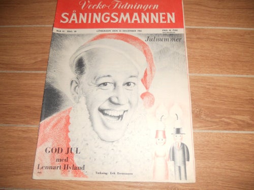 Såningsmannen nr51 1962 Julnummer, Lennart Hyland, Arvid Knöppel, Jul