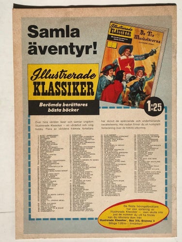 Ill Klassiker - 184. Skräckens land. VF+