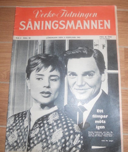 Såningsmannen nr5 1962 Harriet Andersson & Lars Ekborg omslaget