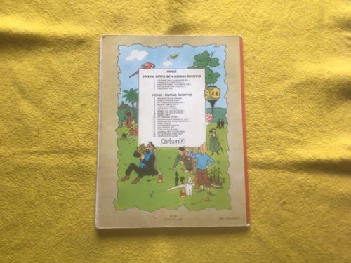 Tintin, Nr 8, 6:e Upplagan, 1974, Skick GD