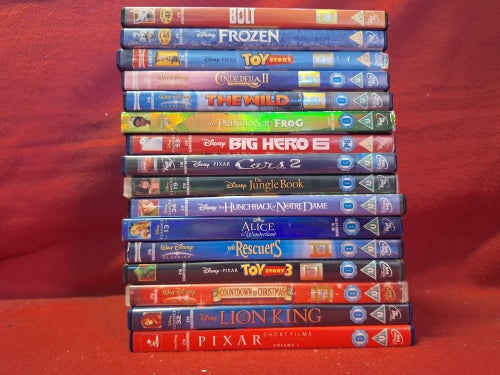 LAGERRENSNING - ALICE IN WONDERLAND / CINDERELLA II mfl PAKET [OLIKA SKICK] DVD