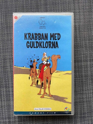 Tintin - Krabban med guldklorna - VHS