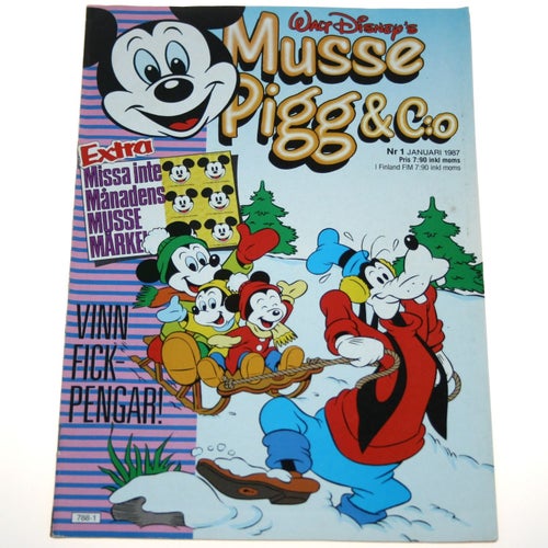 Musse Pigg & C:o - 1987 - NR 1