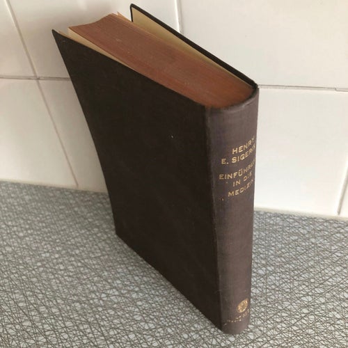 Sigerist, Henry E.: Einführung in die Medizin. Tryck 1931