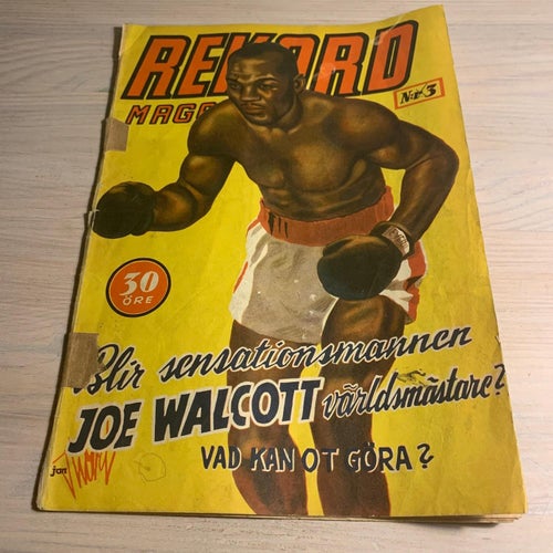 Tidningen Rekord Rekordmagasinet 1948 nr 3 - (baksidan saknas)