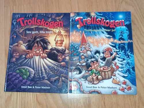 Trollskogen 2 st böcker : Sov gott, lilla troll! av Sissel Boe & Peter Madsen