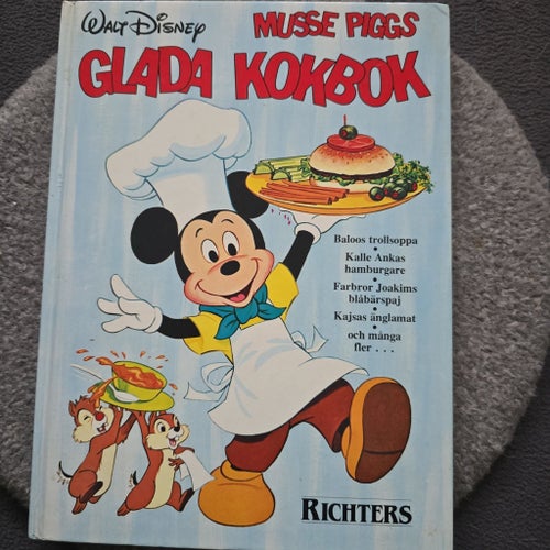 Musse Piggs Glada Kokbok, Walt Disney, 1989