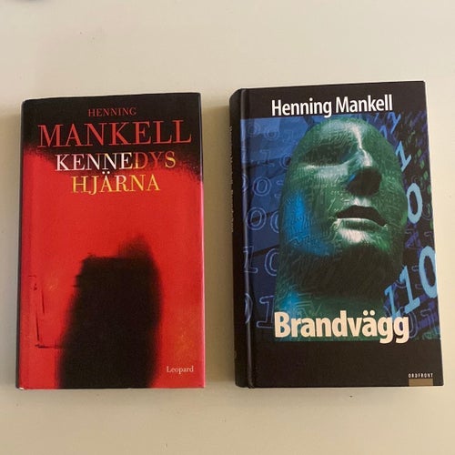 Brandvägg + Kennedys hjärna av Henning Mankell