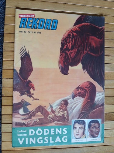 Tidningen Rekord 1958 Nr 33 Samlarbild DIDI Jose Joan Altafini W Pereira Mazzola