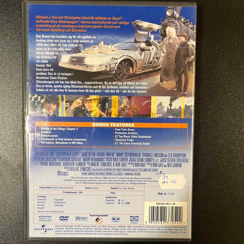 TILLBAKA TILL FRAMTIDEN DEL III. DVD ACTION -05.