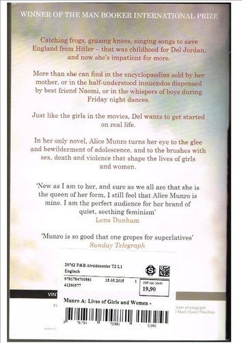 Nobelpris 2013: Alice Munro - LIVES OF GIRLS AND WOMEN