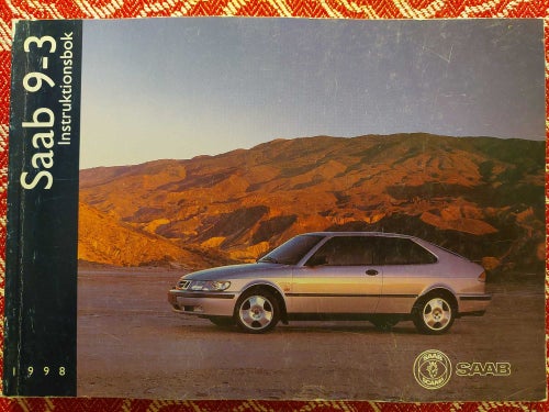 Saab 9-3 1998 Instruktionsbok