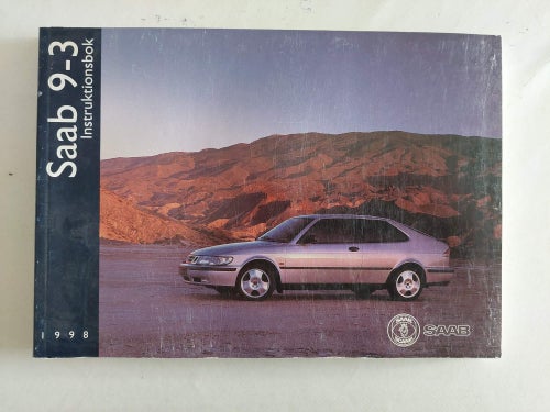 Saab 9-3 1998 Instruktionsbok
