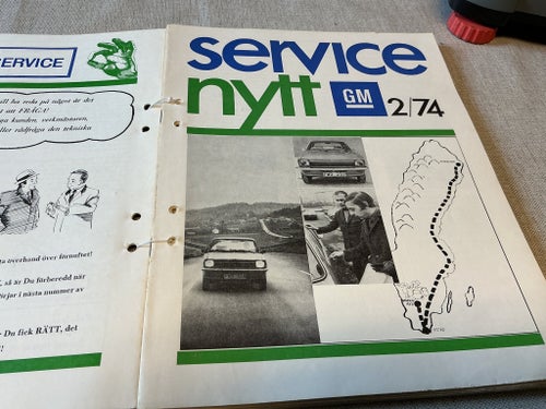 Service Nytt GM 1974 Komplett Årsgång c 85
