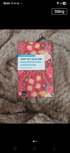 VÄRT ATT VETA OM KONCENTRATIONS SVÅRIGHETER av Gunilla Carlsson Kendall