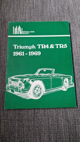 Vintage bok om Triumph TR4 & TR5 1961-1969 av Brooklands Books