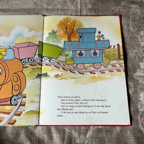 Tuff-tuff-landet Tuff tuff landet SKATTJAKTEN tåg lok barnbok