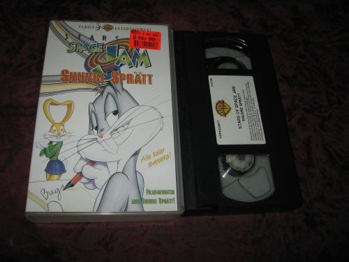 STARS OF SPACE JAM SNURRE SPRÄTT (SVENSKT TAL) VHS
