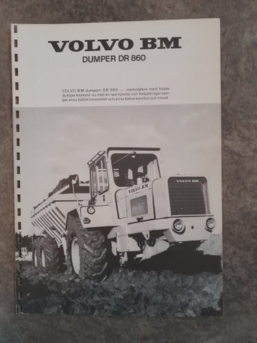 Broschyr Volvo BM Dumper DR 860