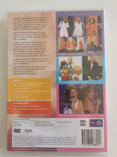Melodifestivalen 2003 DVD