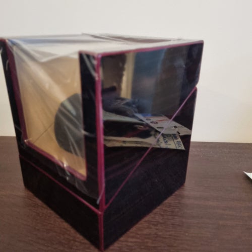 WATCHWINDER klockvagga Röd-svart för 2 ur