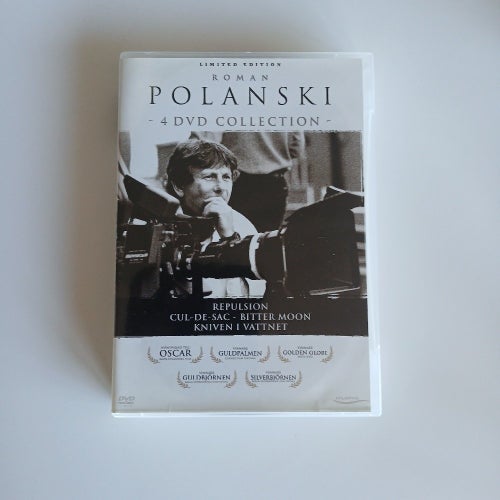 Polanski - 4 DVD box - Bitter Moon - Repulsion + 2 filmer - Svensk text