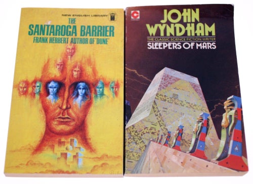 The Santaroga Barrier by Frank Herbert (1974)+ Sleepers of Mars by J Wyndham
