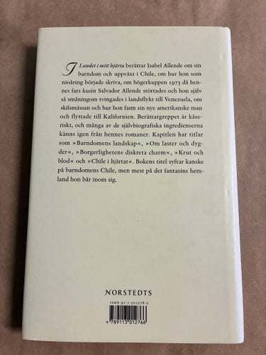 Landet i mitt hjärta av Isabel Allende