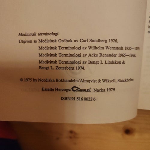 Medicinsk terminologi, 1979