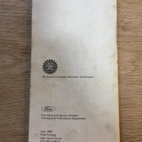 1985 Lincoln Mark VI Owner Guide