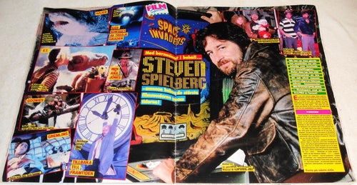 STEVEN SPIELBERG - MANNEN BAKOM DE STÖRSTA FILMSUCCÉERNA TIDNINGSARTIKEL 1986