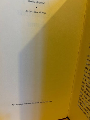 Flickor i äktenskapets horn av Edna O`Brien. Bok. Very Fine