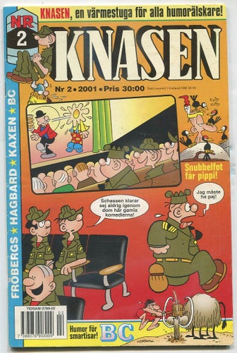 Knasen 2001 nr 2 Hagbard, Rödöga, BC, Kaxen, Fröbergs