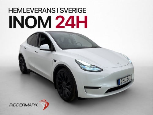 Tesla Model Y Performance Autopilot Värmepump Pano