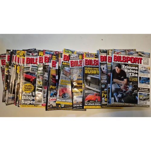Bilsport 1-26 alla år 2012 Jubileumsår