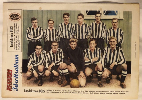 Rekord Magasinet Nr 42 1956 - Lagbild: Landskrona BOIS
