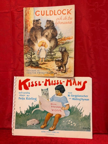 Två nostalgiska barnböcker – Guldlock och de tre björnarna & Kisse-Misse-Måns