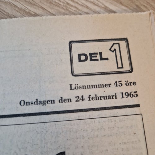 Sydsvenska Dagbladet Snällposten från 1965