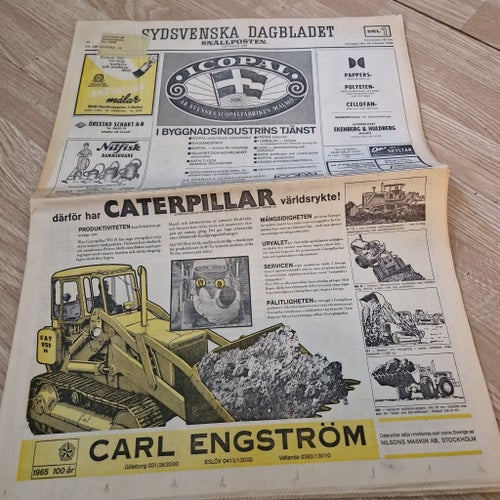 Sydsvenska Dagbladet Snällposten från 1965
