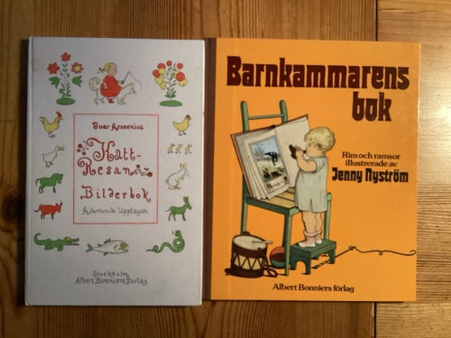 Barnkammarens bok - Jenny Nyström. Katt-Resan - Ivar Arosenius.