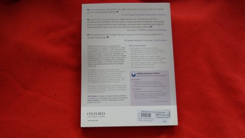 Cognitive Psychology av Nick Braisby & Angus Gellatly, andra upplagan