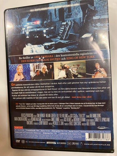 DVD Fear City TOPPSKICK