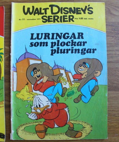 WALT DISNEYs SERIER 1971 NR 11 Luringar som plockar pluringar
