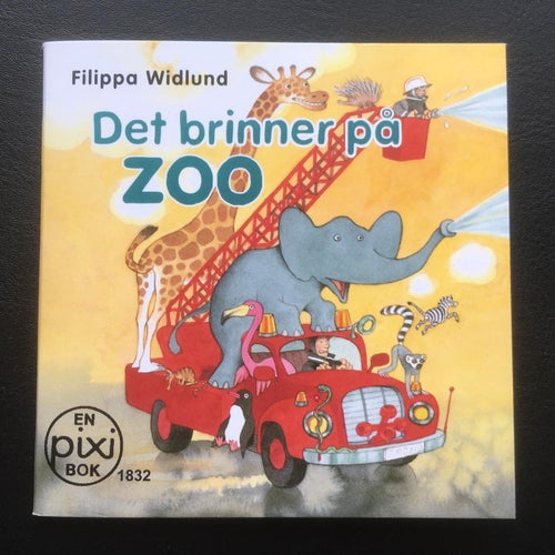 Pixi bok 1832 - Det brinner på ZOO