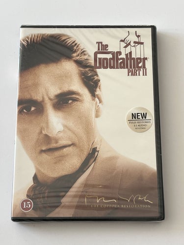 The godfather part 2 - restored (1974 av Francis Ford Coppola). Inplastad DVD