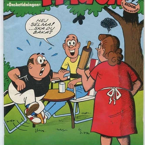 Lilla Fridolf 1981 nr 13 Hagbard Handfaste Knasen Flax