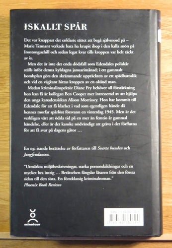 Stephen Booth Iskallt spår Inbunden Nyskick!