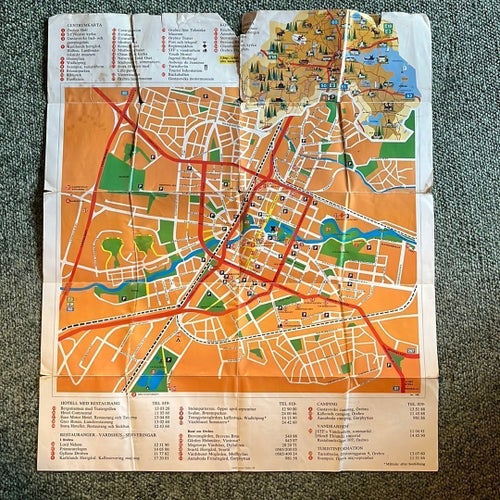 Örebro karta 1983