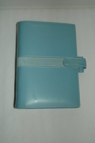 Filofax Piazza personal organiser deluxe smooth leather ljusblå utan innehåll
